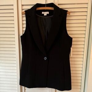 Coldwater Creek Tailored Black Vest